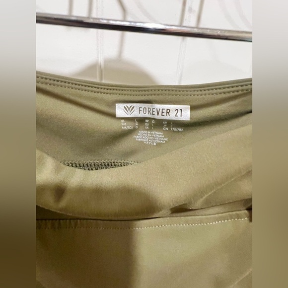 Active Seamless High-Rise Leggings Olive Green Large - Picture 9 of 13